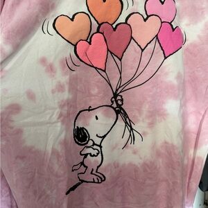 Snoopy Heart Balloon Sweatshirt